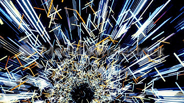 Abstract creative cosmic background with hyper jump into another galaxy. Animation. Speed of light