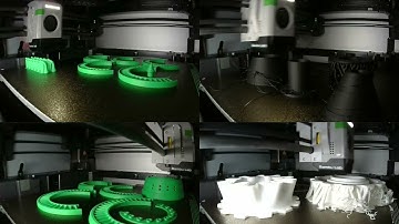 Jet engine model 3D printed with Bambu Lab X1-Carbon