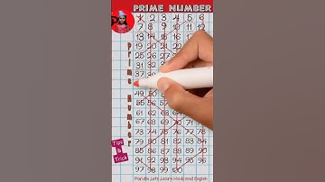 Prime Numbers Between 1 to 100 #TRICK #youtubeshorts #shorts #maths #trick #mathstrick #PrimeNumbers