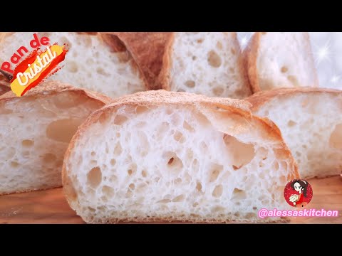 Glass Bread aka Pan de Cristal (100% High-Hydration Spanish Bread) / 스페인 의 명품브레드 빵 데 크리스탈
