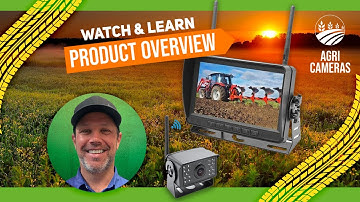 Agri-Cam 2 to 4 Cam Wireless Backup Cam w/  7" LCD  Product Overview