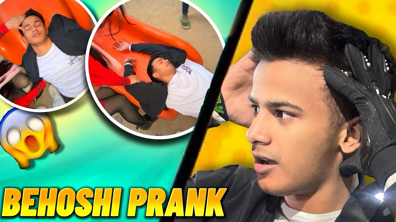 BEHOSHI PRANK ON JIYA 😱!! Yai kya hogaya 😱😭!! ankushh09 !! Jiyaa09 