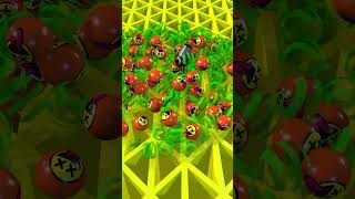 Satisfying 3D Animation Falling Balls 😍 | Relaxing Physics Simulation