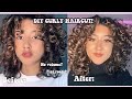 DIY CURLY HAIRCUT | (MANES BY MELL PIGTAILS CUT) | Lisaslife