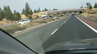 Solar Eclipse 2017 - Traffic Exiting Oregon