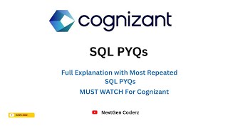 Cognizant SQL Previous Year Questions | Repeated SQL PYQs Explained | Placement Special