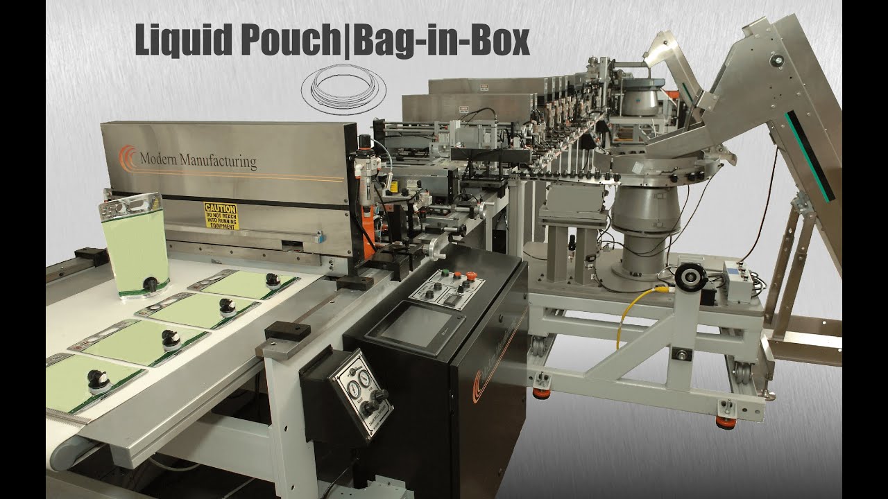 professional Pharynx Prospect Liquid Pouch Bag-in-Box | Modern Pouch Making Machines - YouTube