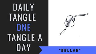 Daily Tangle - Pattern -  Bellah  |How to draw...|