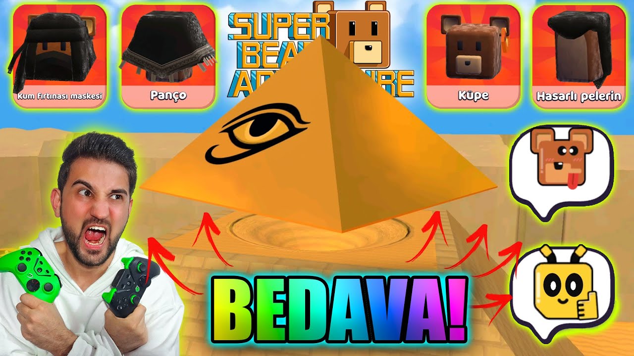 PİRAMİT İÇİNDE GİZLİ BİR TAPINAK VARMIŞ! — Super Bear Adventure Mobile Gameplay #10: Astral Tapınak