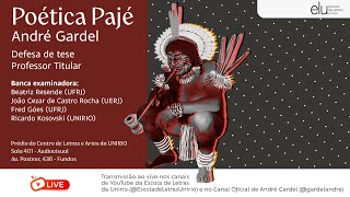 Poética Pajé - Defesa de tese para Professor Titular de André Gardel