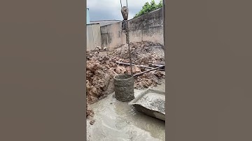 Rút ống Sinh cọc khoan nhồi P4 #shorts #construction #constructiontips