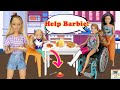 Chelsea Broke Her Arms! - Barbie Sisters Dreamhouse Adventure