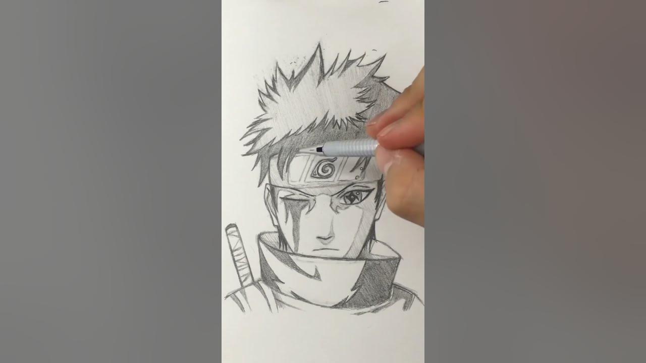 Drawing/Naruto/pencil sketch (step by step) Udaydeepta art's 