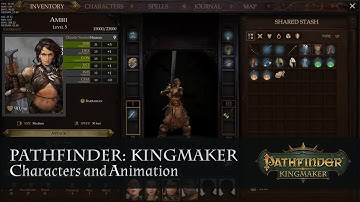 Pathfinder: Kingmaker. Characters and animation