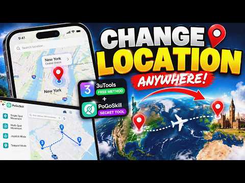 How to Change Live Location on iPhone & iPad to Anywhere in the World | Free Method + Secret Tool 🔥
