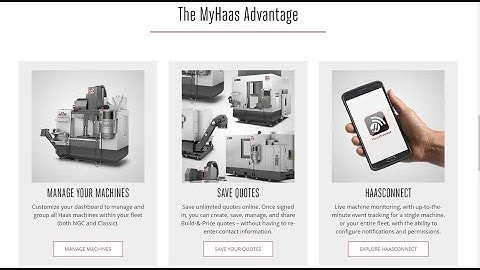 MyHaas - One Place for Everything - Haas Automation, Inc.