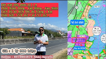 Đất thổ cư mặt tiền quốc lộ 1A gần dự án KCN dốc đá trắng . Giá đầu tư , xin mới quý a/c xem qua .