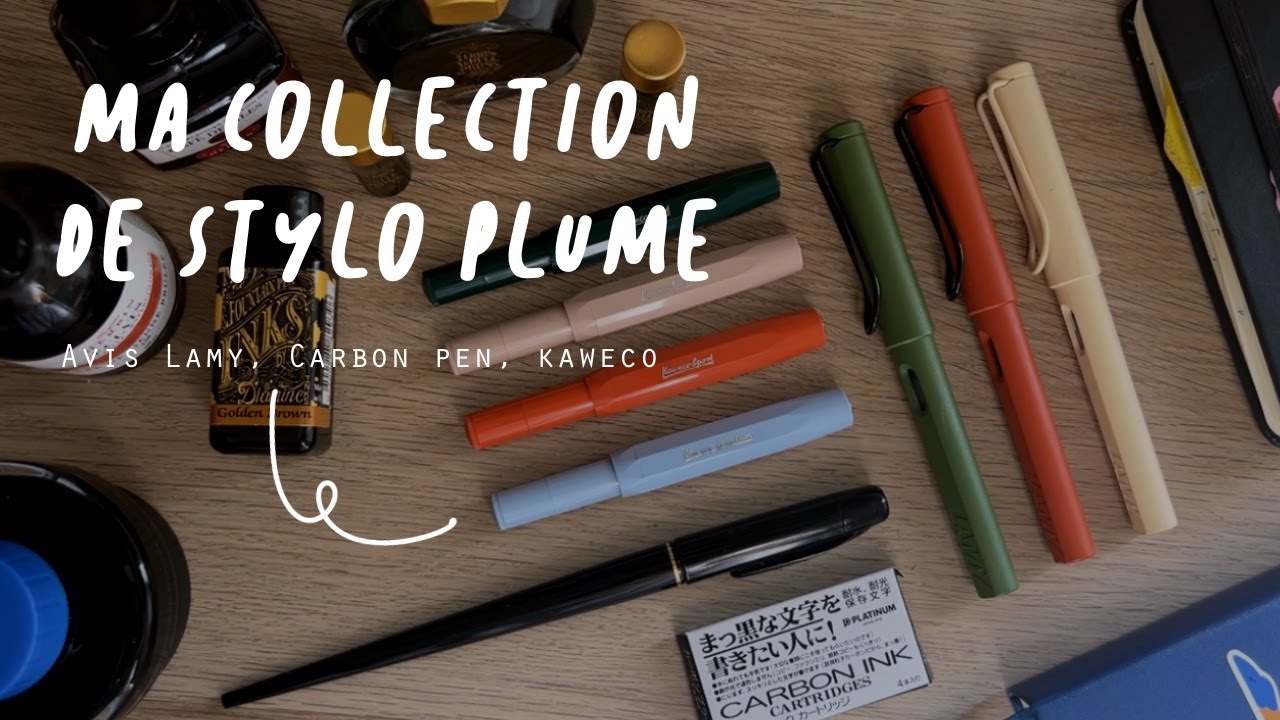 Je vous DÉVOILE ma collection de STYLO PLUME ✷KAWECO, LAMY...| MY ENTIRE COLLECTION OF FOUNTAIN PEN