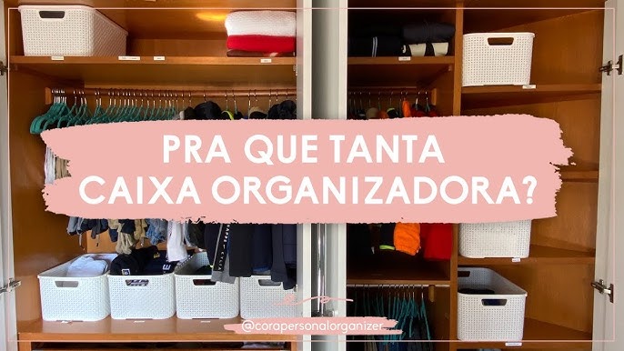 Caixa Organizadora: Veja Como Utilizar +62 Modelos  Organizando armários  de cozinha, Organizador de armario, Caixas organizadoras