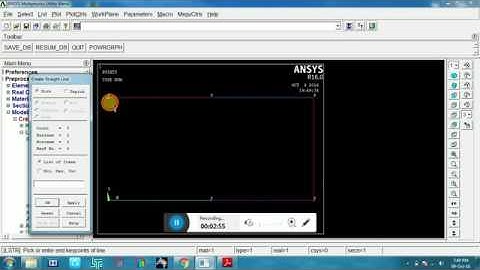 Ansys tutorial to solve the truss problem