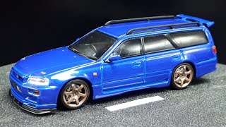 4R-257 Street Weapon 1/64 日産 GTR Stagea Street Weapon 1:64 Nissan Stagea Skyline GT-R R34 Wagon
