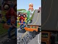 Massive Truck &amp; Car | Beamng Crash - A Visual Feast #shorts #beamng #vfx #beamngdrive