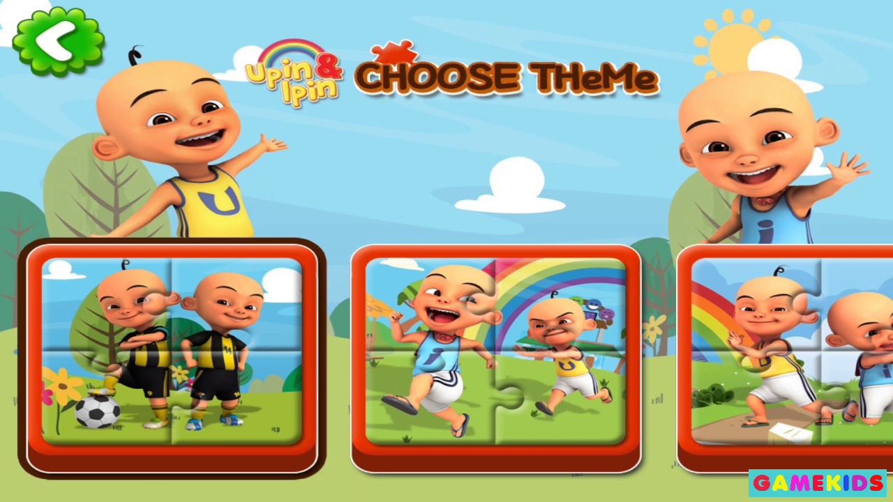  Upin  Ipin  bermain puzzle kartun  anak  game anak  YouTube