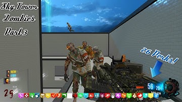 Bo3 Custom Zombies Sky Tower Part 3 Final - Make A Jump For It!