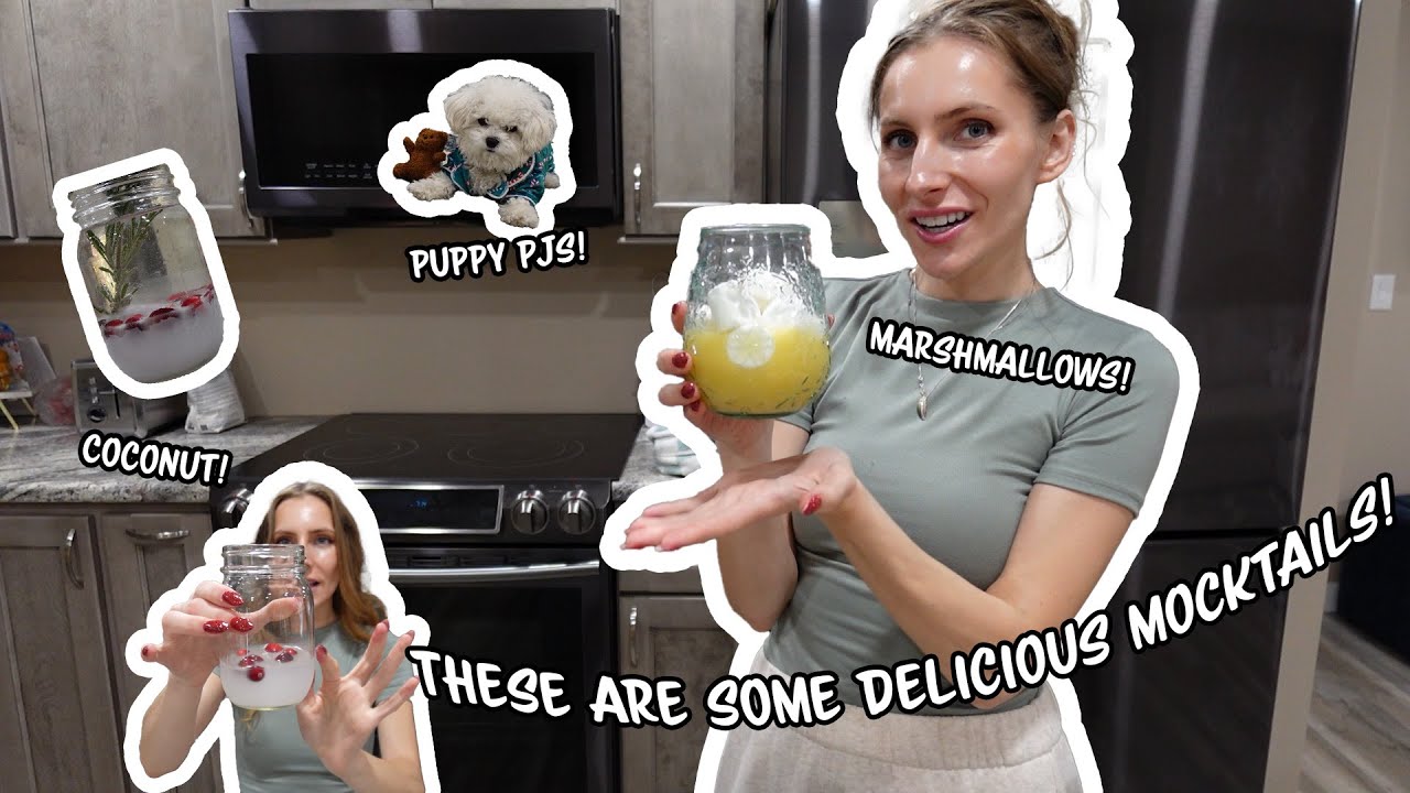Making CHRISTMAS MOCKTAILS!!***Vlogmas Day 11