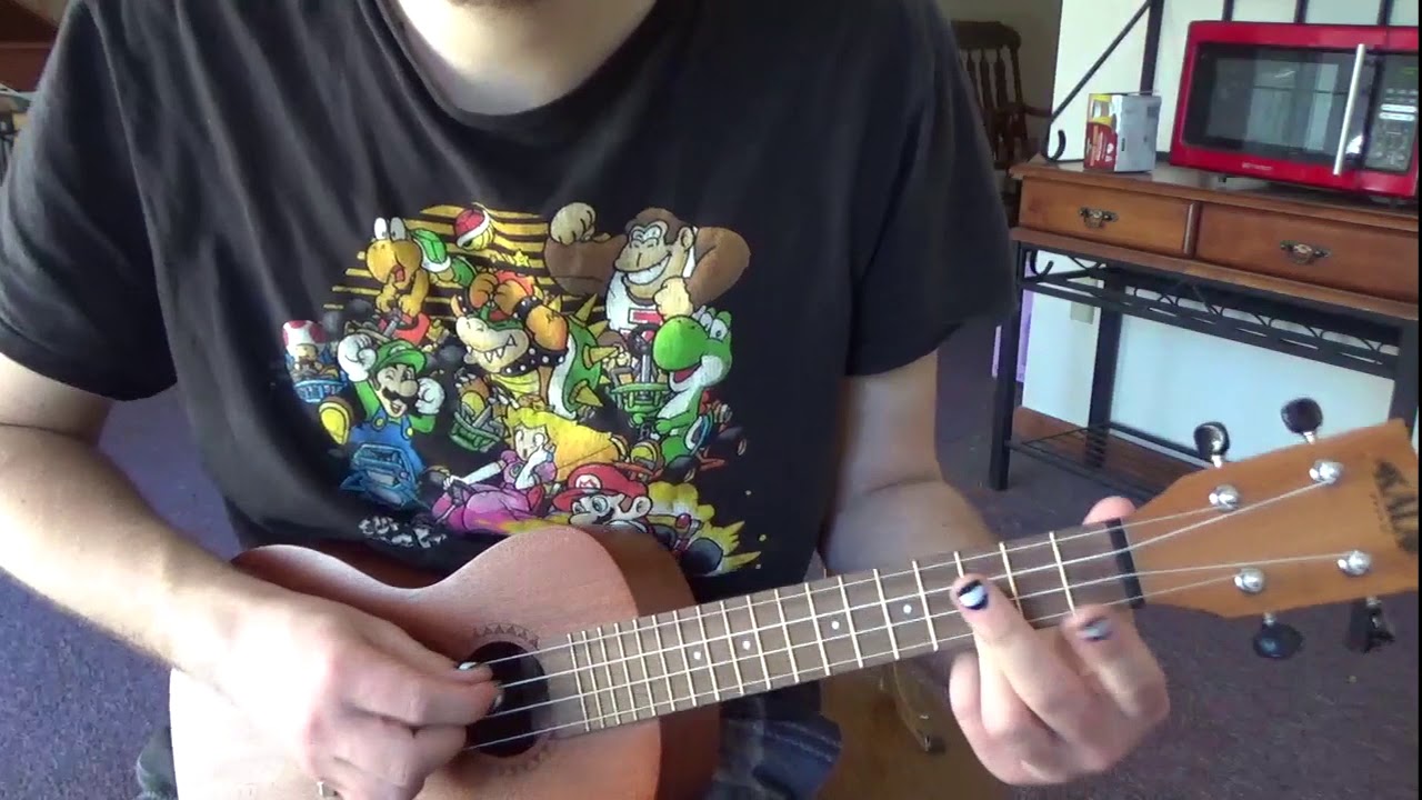 HOW TO PLAY PACMAN ON THE UKULELE WITH TABS YouTube