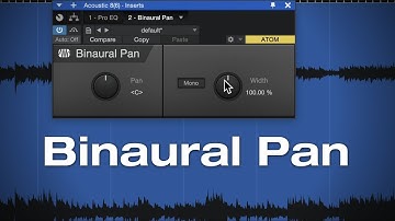 Binaural Pan #StudioOneMinute