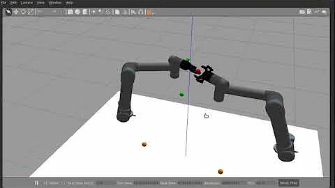 Coordinating two Universal Robots using Reinforcement Learning