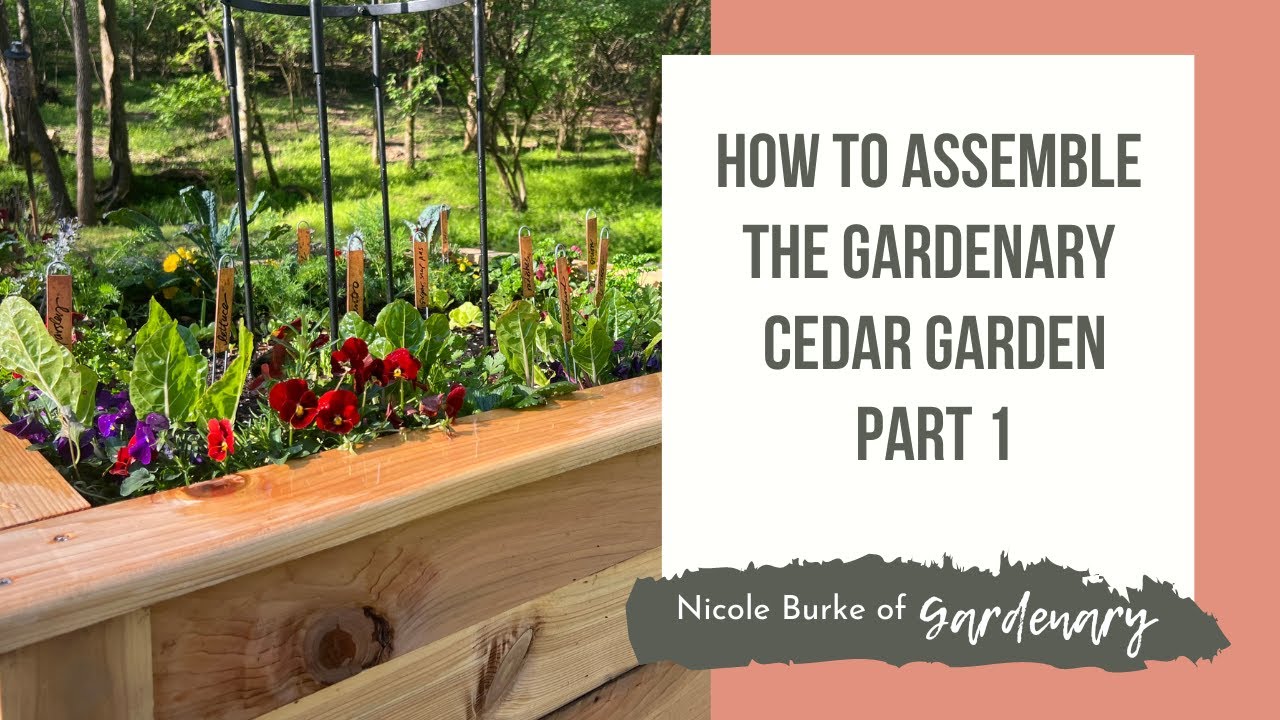 How to Assemble the Gardenary Cedar Garden Part 1