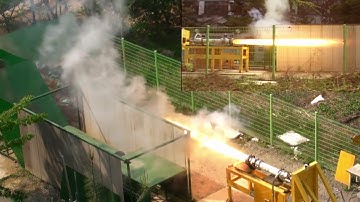 20kN Hybrid Rocket Engine Static Test - INNOSPACE 이노스페이스