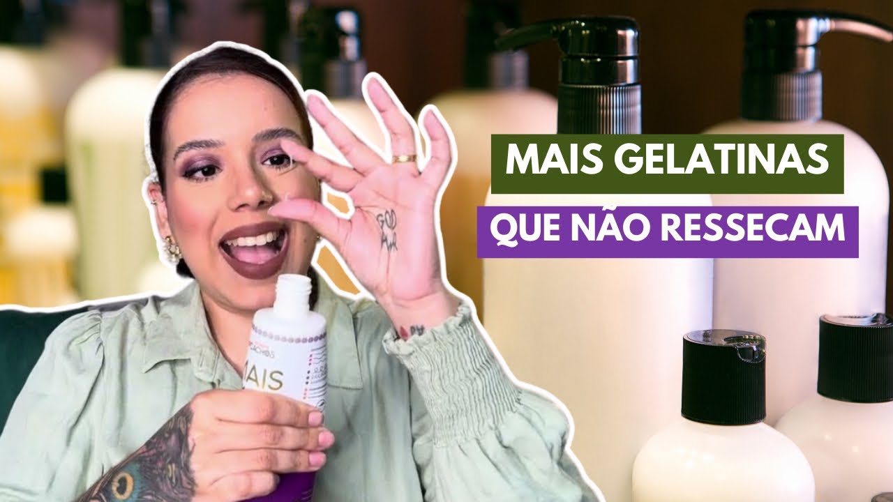 GELATINAS PERFEITAS QUE NÃO VÃO RESSECAR O SEU CABELO - TAMIRES MAIA