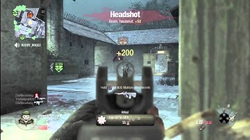 Call of Duty: Black Ops - 7 man Kill Feed Ground War Domination on Hanoi [HD]