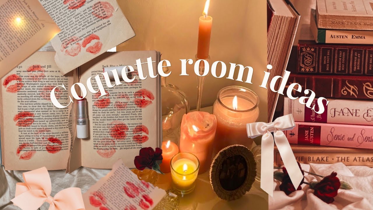 coquette room decor ideas ♡ *how to make your room more aesthetic* 🩰🕰🕯 