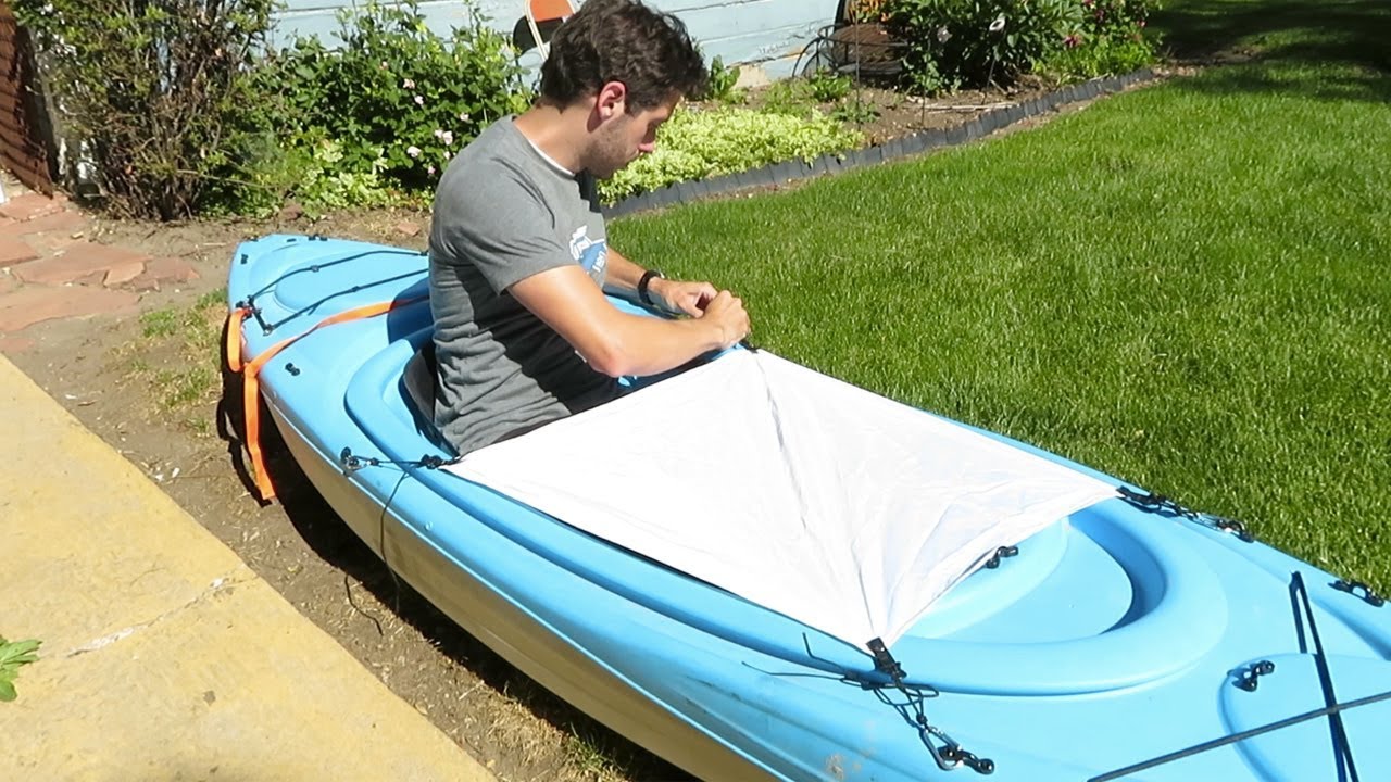 Kayak Camping Modifications (Tie-Outs and DIY Spray Skirt ...
