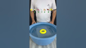 TRY TO GUESS HOW MANY TISSUE PAPER IT TOOKS! #satisfying #asmr #experiment #water