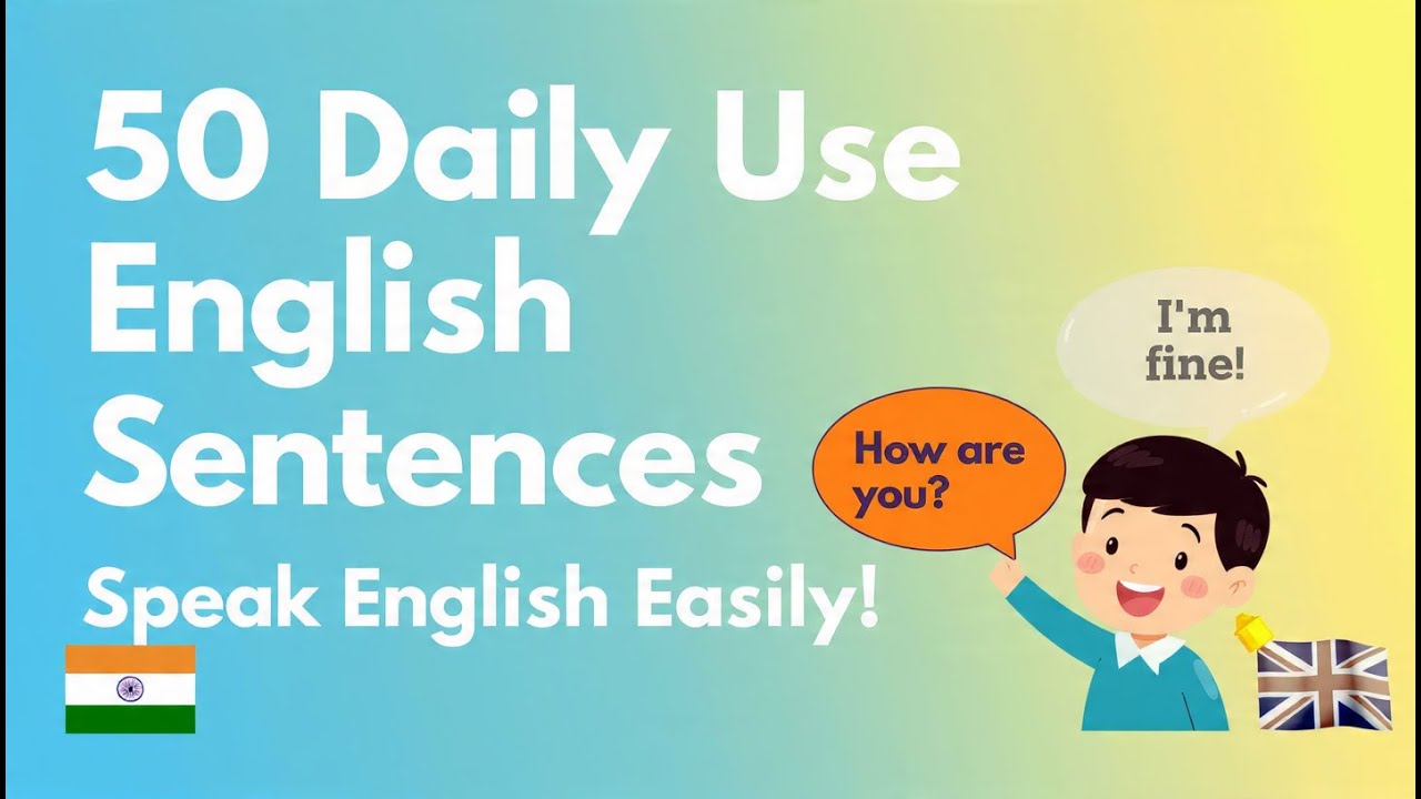 50 Daily Use English Sentences with Hindi Meaning | Speak English ...