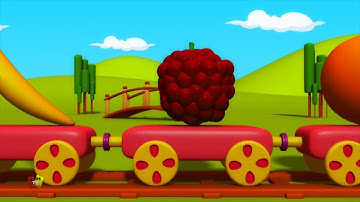 Bob trái cây xe lửa | học tên trái cây | trái cây trong tiếng việt | Bob Fruits Train | Kids Tv