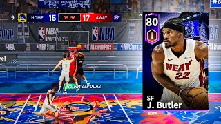 JIMMY BUCKETS IS ACTUALY NICE WITH IT #nbainfinite