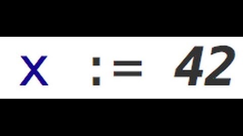 Golang tutorial - variables