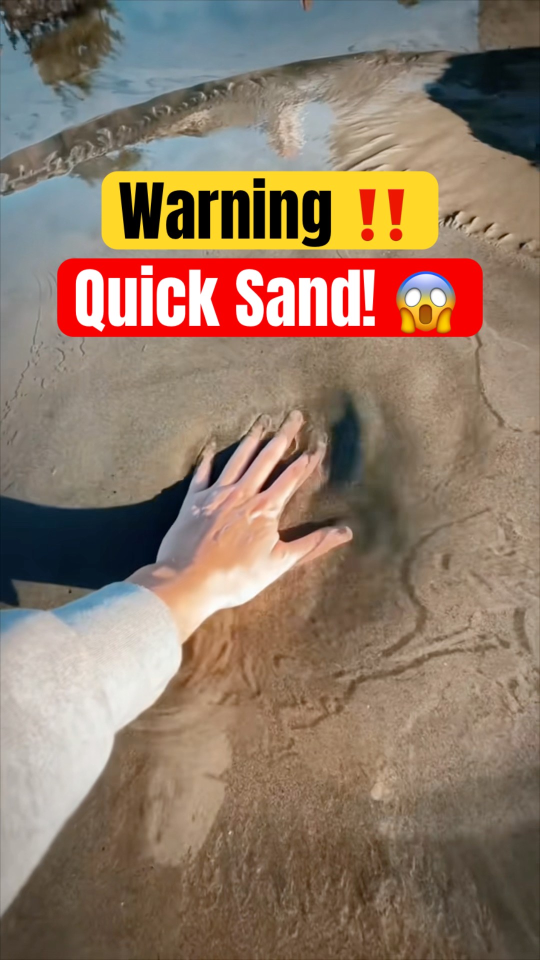 I Found Real Life Quick Sand! 😱 #nature #shorts - YouTube