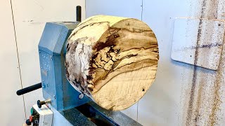 Woodturning  -  The Hollywood Bowl (Rippled and Spalted)