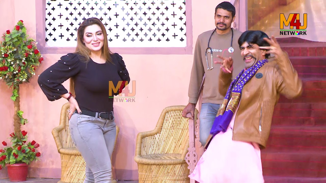 Sajan Abbas and Khushboo With Amanat Chan Stage Drama Kurian Tik Tok Full Comedy Clip 2019