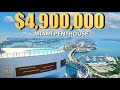 Touring a $4.9 Million Dollar | Miami Penthouse | Peter J Ancona