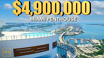 Touring a $4.9 Million Dollar | Miami Penthouse | Peter J Ancona