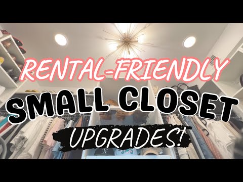 Small Closet Upgrade: Luxury Store Vibes for Renters
