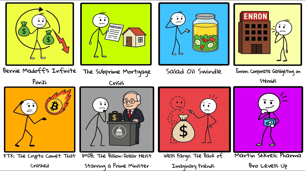 Подробности каждой крупной финансовой аферы: что они не хотят, чтобы вы знали